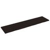 vidaXL vannitoa tasapind, tumepruun, 200x50x(2-4)cm t&ouml;&ouml;deldud t&auml;ispuit