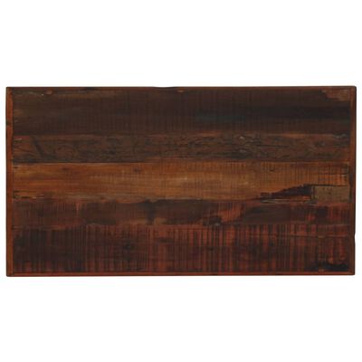 vidaXL baarilaud, taastatud puit, tumepruun, 120 x 60 x 107 cm
