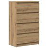 vidaXL puhvetkapp Artisan Oak 60x35x98,5 cm Engineered Wood