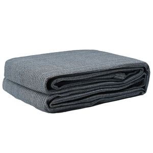 vidaXL Telgi vaip Sinine ja Hall 200 x 200 cm Polyethylene