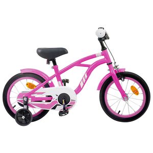 vidaXL Laste Bike 12 Tolli 2-4 aastat vana Tumepink