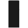 vidaXL puhvetkapp, must, 60 x 30 x 75 cm, tehispuit