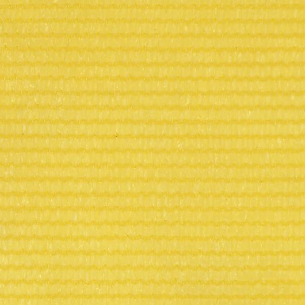vidaXL rõdusirm, kollane, 75 x 600 cm, HDPE