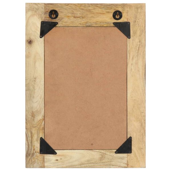 vidaXL k&auml;sitsi maalitud raamiga peegel, 40x55 cm, t&auml;ismangopuit