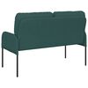 vidaXL Diivanid padjaga 110cm Tume rohelise Vineer