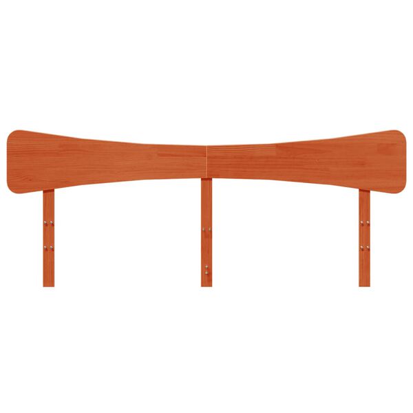 vidaXL voodipeats, vahapruun, 200 cm, m&auml;nnipuit