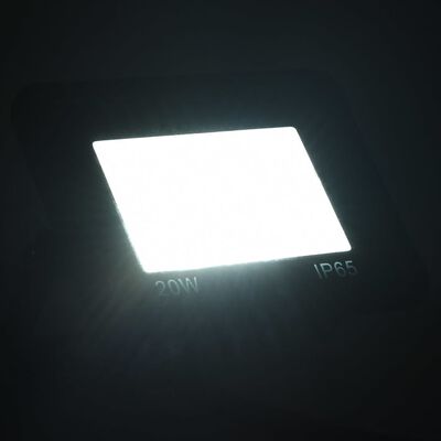 vidaXL LED-prožektor 2 tk, 20 W, külm valge