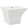 vidaXL seinale kinnitatav keraamiline valamu, valge 500 x 450 x 410 mm