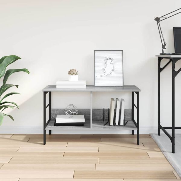 vidaXL Raamatukapp Hall Sonoma 82 x 32 x 47 cm Tehispuit