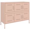 vidaXL puhvetkapp, roosa, 100,5 x 39 x 79 cm, teras