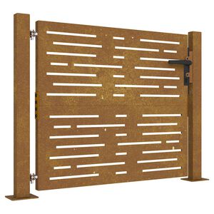 vidaXL aiav&auml;rav 100 x 100 cm corten terasest kandiline disain