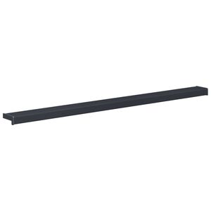 vidaXL Akna aluskate Antratsiit puidu mustriga 140 x 10 x 4,5 cm PVC