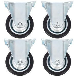 vidaXL fikseeritud rattad 4 tk, 75 mm