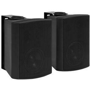 vidaXL seinale kinnitatavad stereok&otilde;larid 2 tk, must, tuppa/&otilde;ue 100 W