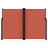 vidaXL lahtitõmmatav külgsein, terrakota, 180 x 1200 cm