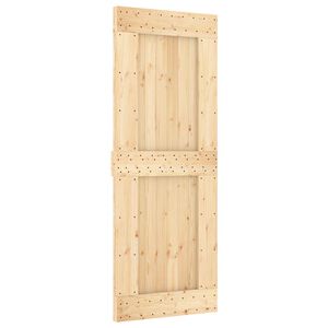 vidaXL Libisev uks NARVIK Naturaalne ja must 80 x 210 cm (152,5 cm)