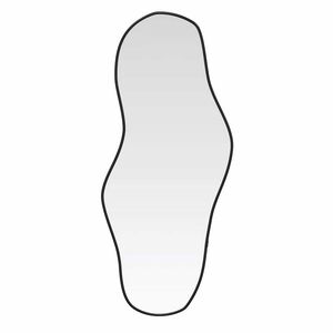 vidaXL seinapeegel, must, 90x40 cm