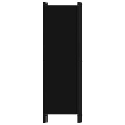 vidaXL 4 paneeliga ruumijagaja, must, 200 x 180 cm