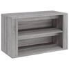vidaXL kingariiul, hall Sonoma tamm, 75 x 35 x 45 cm, tehispuit