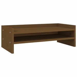 vidaXL monitorialus, meepruun, 50x24x16 cm, m&auml;nnipuit