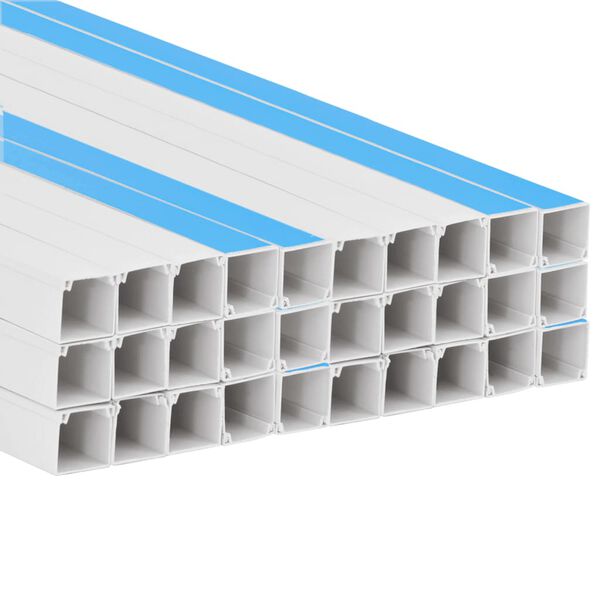 vidaXL kaablikanal iseliimuv 40x40 mm 30 m PVC