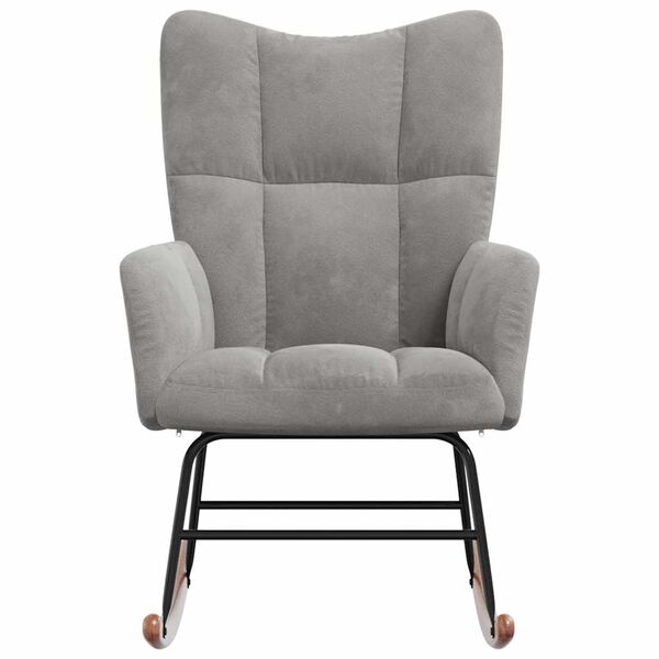 vidaXL kiiktool, helehall, samet