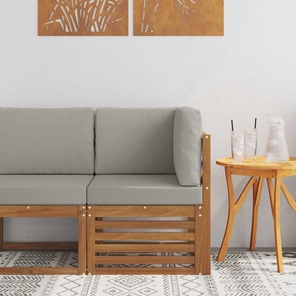 vidaXL V&auml;limine Nurgadiivan Tugev akatsiapuu Neutraalne