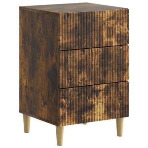 vidaXL &Ouml;&ouml;lambi kapp Suitsutatud tamm 43 x 41 x 66,5 cm Tehispuit