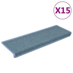 vidaXL trepimatid 15 tk 65 x 21 x 4 cm meresinised ristk&uuml;likukujulised servad