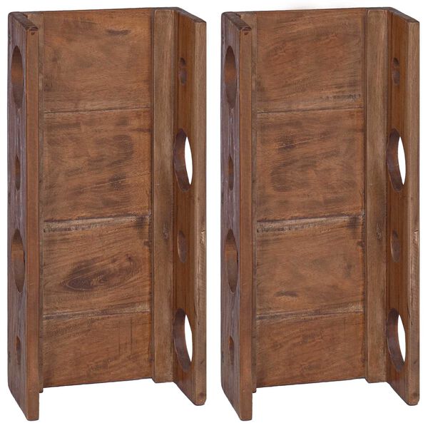 vidaXL Rest Pruun 24 x 13 x 54 cm Tugev Mahagoni Puit