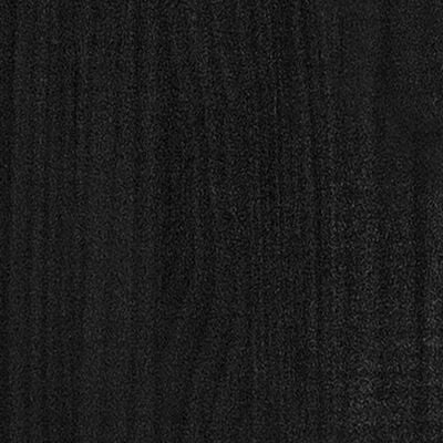 vidaXL 5-korruseline raamaturiiul, must, 100x30x175 cm, männipuit