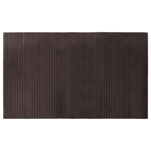vidaXL vaip ristk&uuml;likukujuline, tumepruun, 60 x 100 cm, bambus