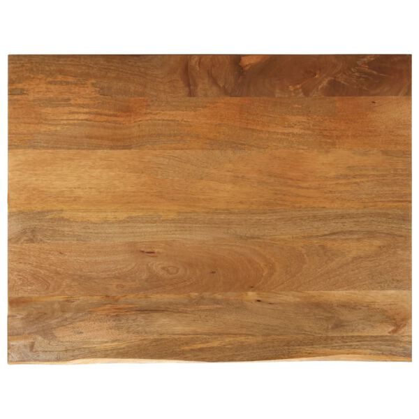 vidaXL lauaplaat, naturaalse servaga, 100 x 80 x 2,5 cm, mangopuit
