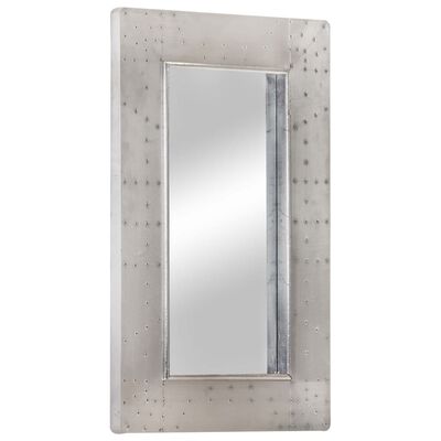 vidaXL lennuki stiilis peegel, 80 x 50 cm, metall