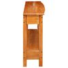 vidaXL Konsoollaud Neutraalne 115 x 32 x 76 cm Tugev Mahagoni Puit