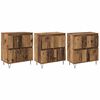 vidaXL Kappide k&uuml;lgedel 3 pcs Vana puit