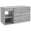 vidaXL Vannitoa m&ouml;&ouml;bleset 2 pcs Hall Sonoma Tehispuit
