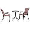 vidaXL Aia Bistroo Komplekt 3 pcs Pruun Teras