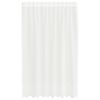 vidaXL Lina Kardin kardinatega Lilled Valge 240 x 150 cm Pol&uuml;ester