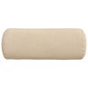 vidaXL Padjad 2 pcs cream Ø 15 x 40 cm Mikrofiber kangas