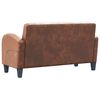 vidaXL 2-kohaline diivan, kunstseemisnahast, pruun