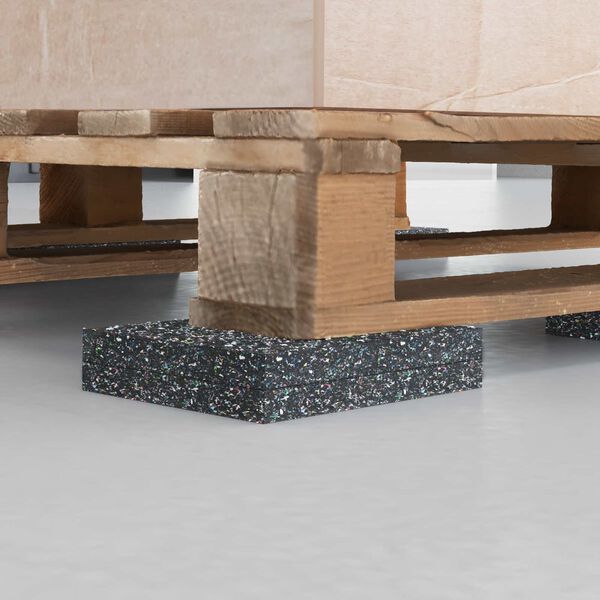 vidaXL Kummikool Must Kumm