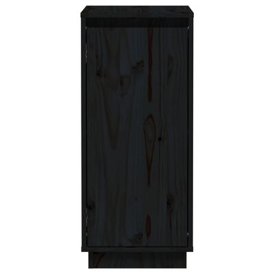 vidaXL puhvetkapp, must, 31,5x34x75 cm, toekas männipuit