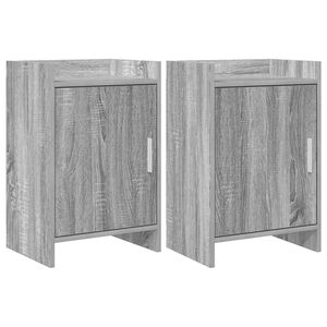 vidaXL &Ouml;&ouml;kapid 2 pcs Hall Sonoma 40 x 30 x 60 cm Tehispuit