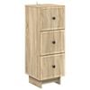 vidaXL Sahtlib&uuml;roo Sonoma tamm 33 x 34,5 x 90 cm Tehispuit