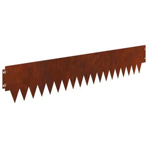 vidaXL Murupiire 20 pcs 103 x 20 cm metal Rooste