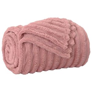 vidaXL Pleed Roosa 150 x 130 cm 0.45 kg Fliis