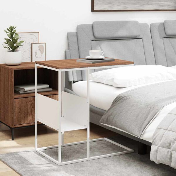 vidaXL lisalaud, valge, 55 x 36 x 59,5 cm, tehispuit