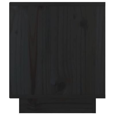 vidaXL öökapp, must, 40x34x40 cm, männipuit