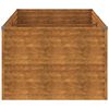 vidaXL taimekast, 196 x 100 x 69 cm, Corten-teras